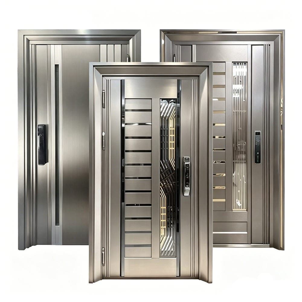 Stainless Steel Durable Anti-Theft Security Door for Commercial Use